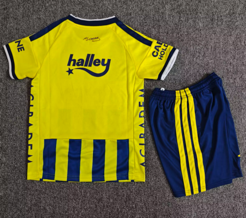 26/27 Fenerbahce home kids kit
