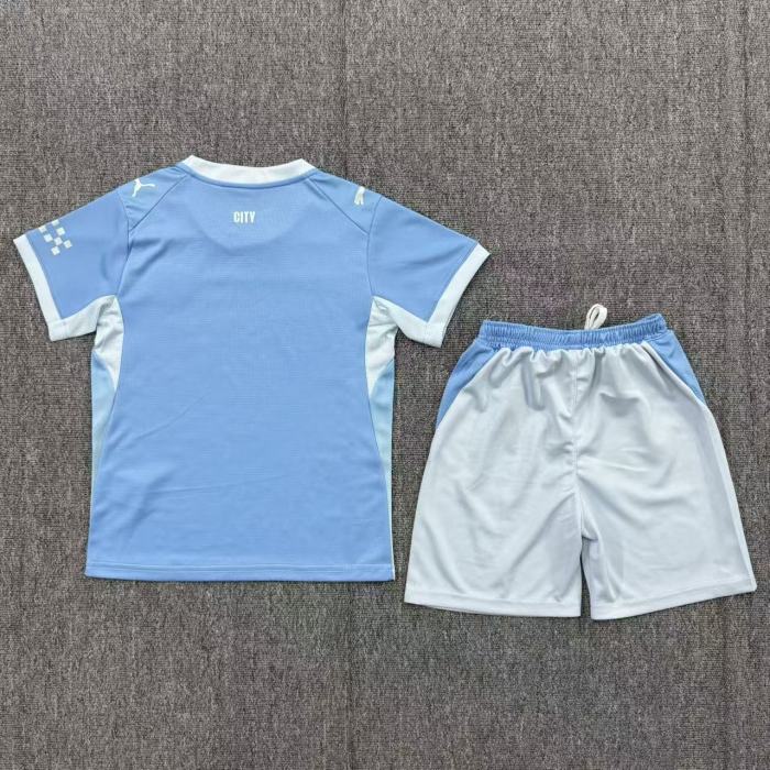 26/27 Manchester City home kids kit