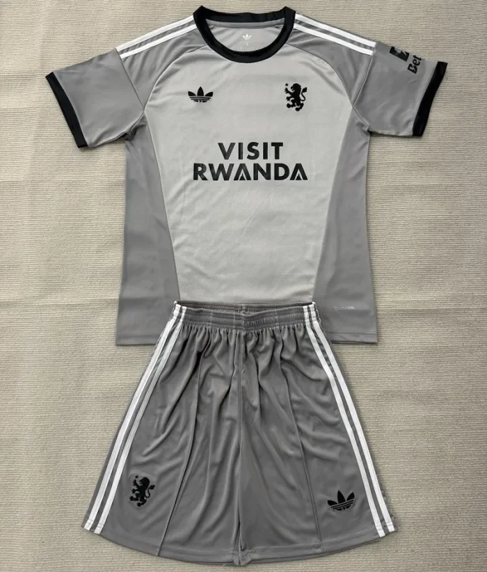 26/27 Aston Villa goalkeeper kids kit grey