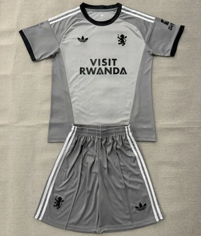 26/27 Aston Villa goalkeeper kids kit grey