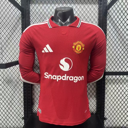 26/27 Manchester United home Player Version long sleeves