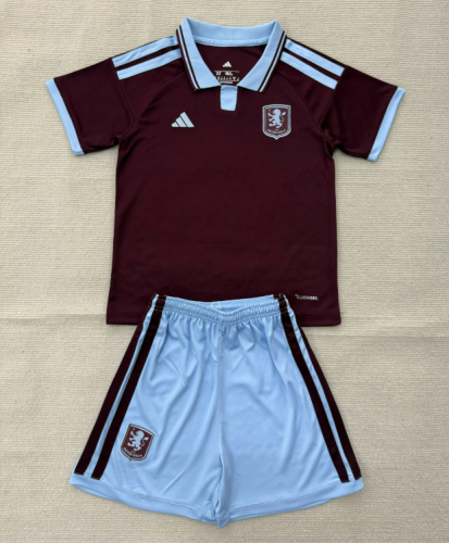 26/27 Aston Villa home kids kit
