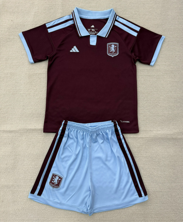 26/27 Aston Villa home kids kit