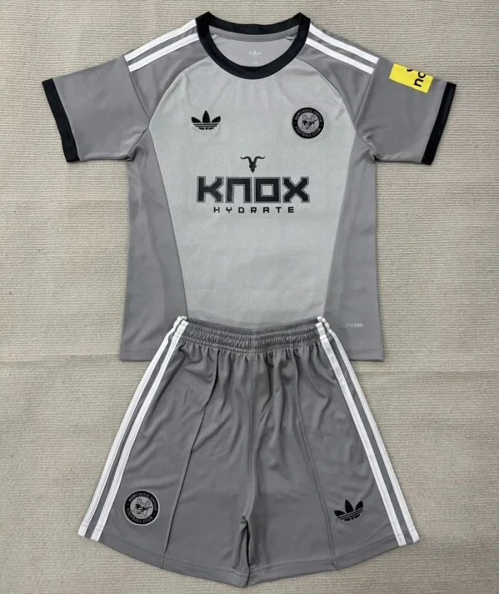 26/27 Newcastle United goalkeeper kids kit grey