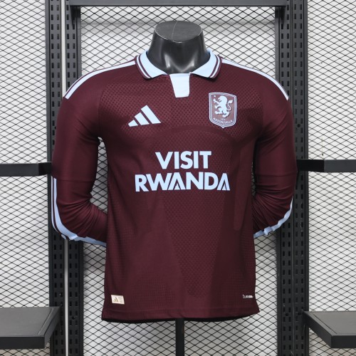 26/27 Aston Villa home Player version long sleeves
