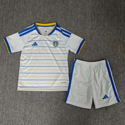 26/27 Leeds United home kids kit