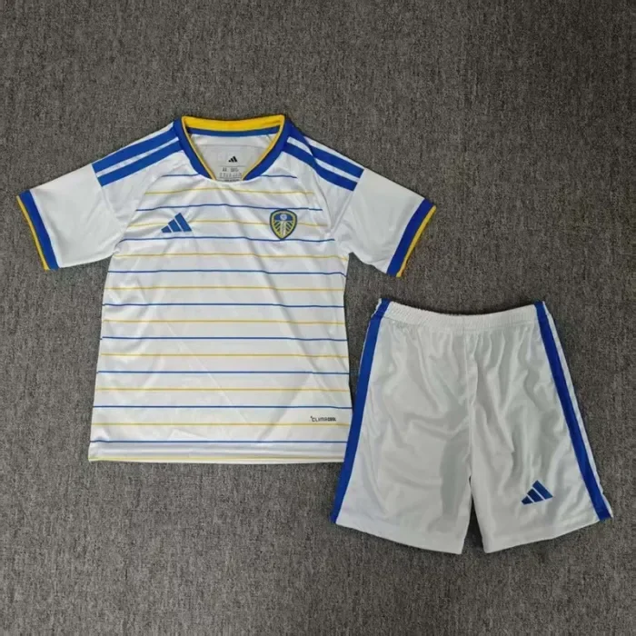 26/27 Leeds United home kids kit