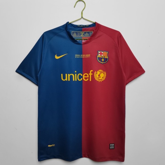 Retro 08/09 Barcelona home football Jersey