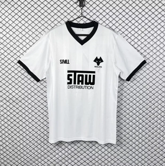 Retro 86/88 Wolverhampton Wanderers Away football jersey