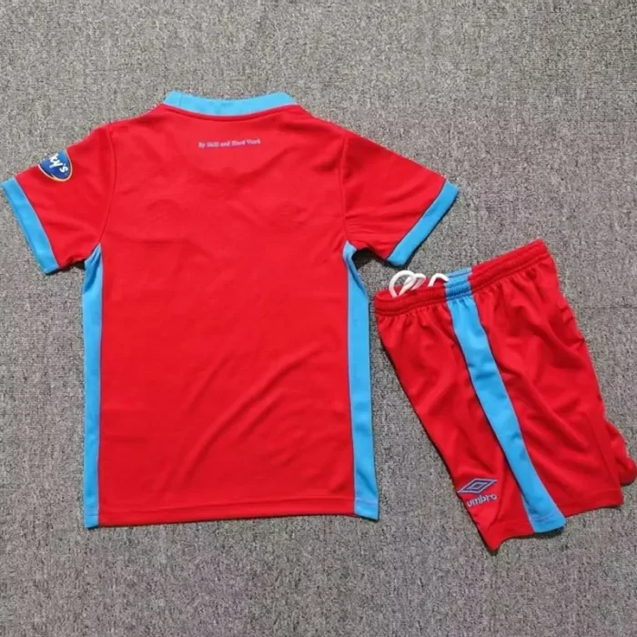 26/27 Blackburn away kids kit