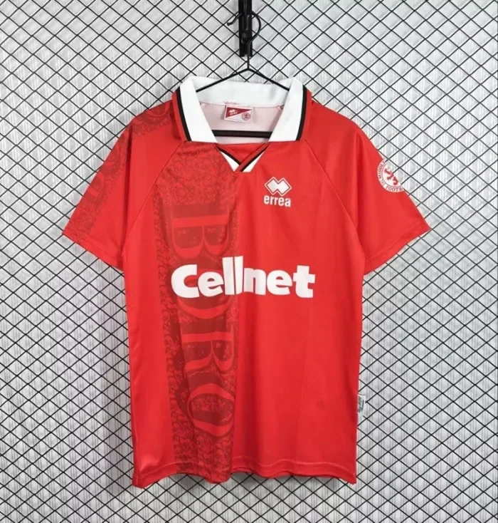 Retro 96/97 Middlesbrough home football Jersey