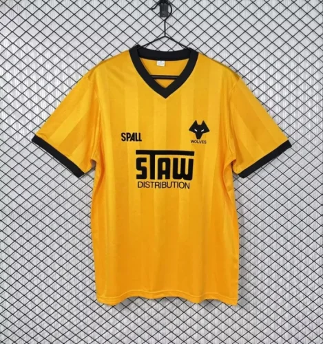 Retro 86/88 Wolverhampton Wanderers home football jersey