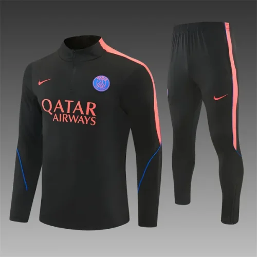 26/27 PSG kids training suit black
