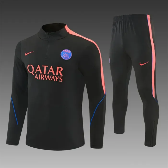 26/27 PSG kids training suit black