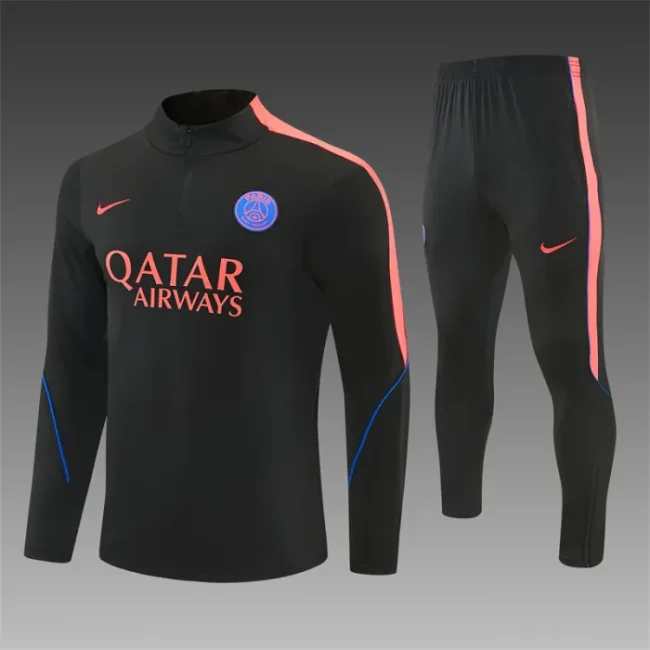 26/27 PSG kids training suit black