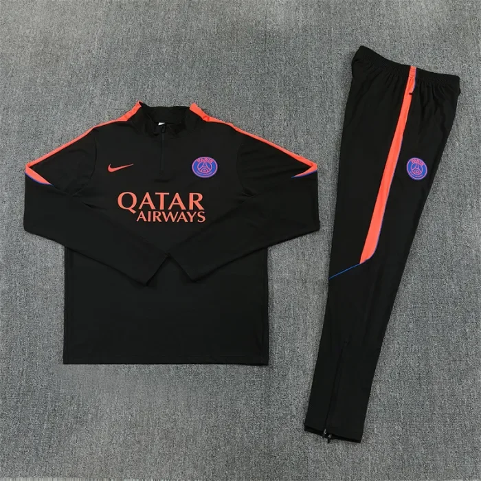 26/27 PSG kids training suit black