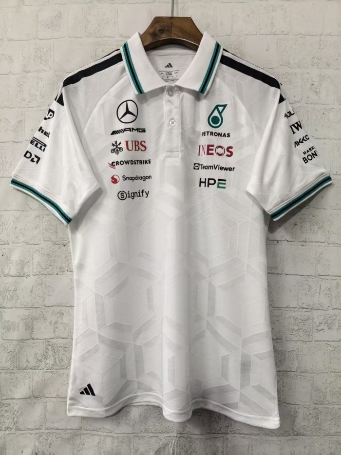 Mercedes‑AMG F1 2026 Team Polo White