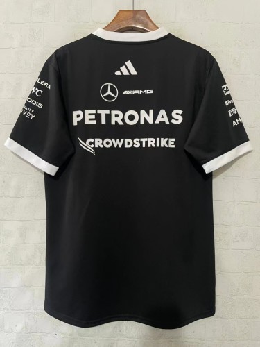 Mercedes F1 2026 Driver Tee Black V-Neck