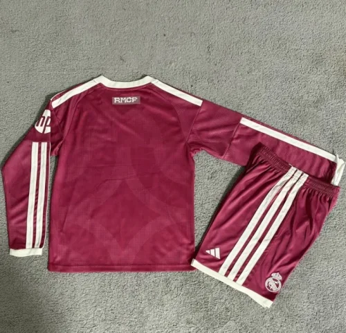 26/27 Real Madrid third kids kit Long sleeves