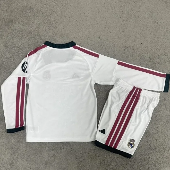 26/27 Real Madrid home kids kit Long sleeves