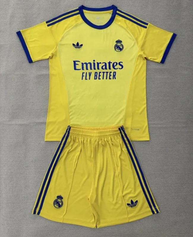 26/27 Real Madrid goalkeeper Adult Set yellow