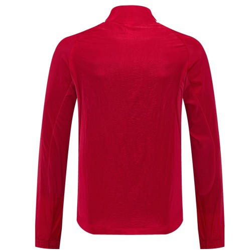 26/27 Manchester United Adult Windbreaker Track Jacket red