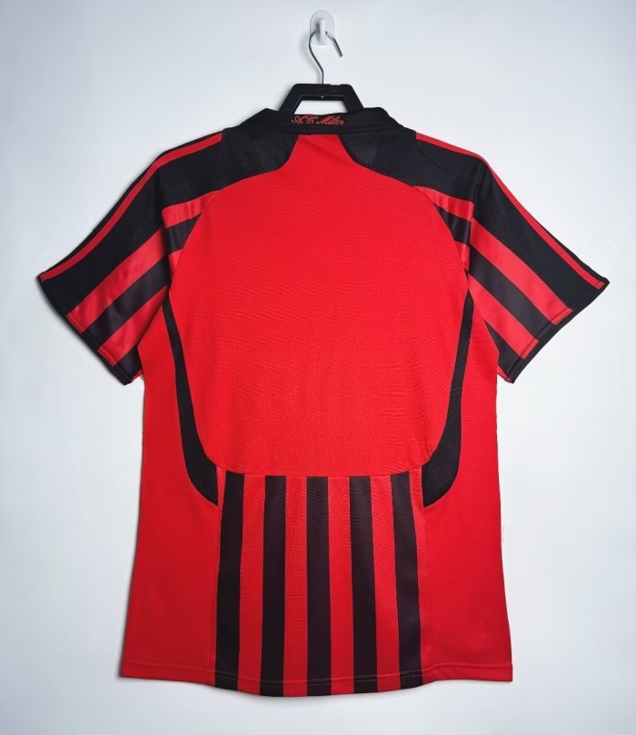Retro AC Milan 07/08 home football shirt