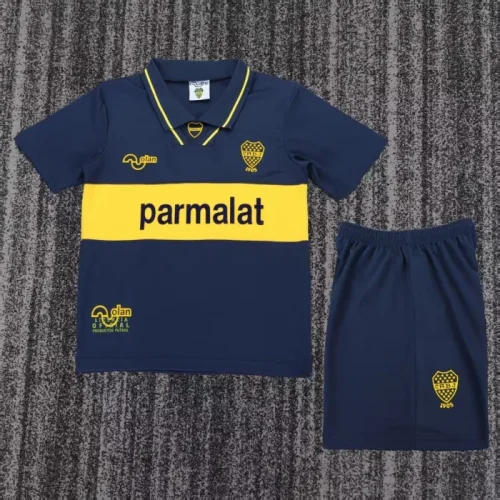 Retro 93/95 Boca Juniors home kids kit