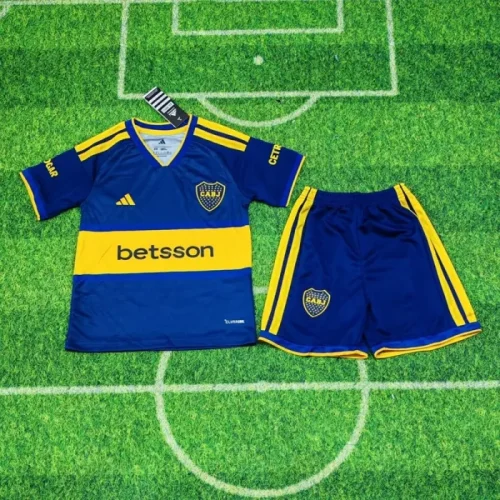 26/27 Boca Juniors home kids kit