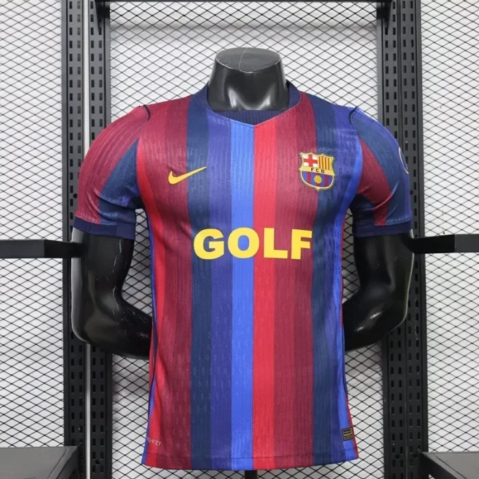 26/27 Barcelona x GOLF Player Version football Jersey