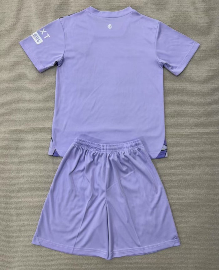 26/27 Rangers Goalkeeper kids kit Purple