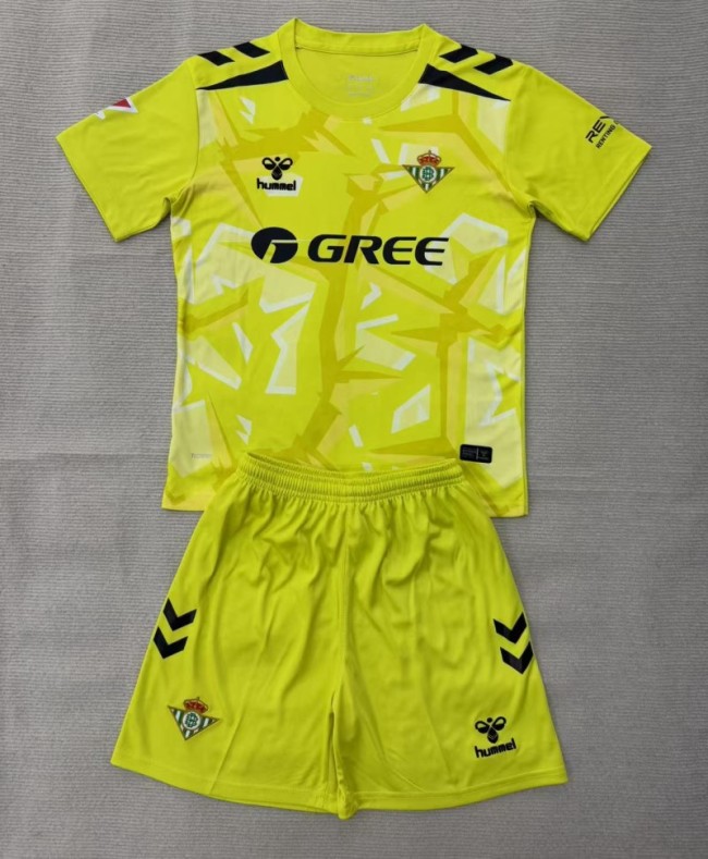 26/27 Real Betis Goalkeeper kids kit