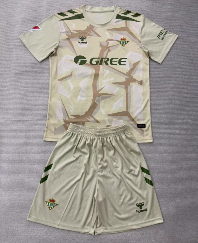 26/27 Real Betis Goalkeeper kids kit Beige