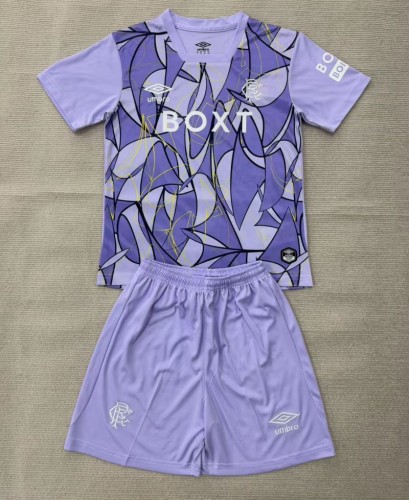 26/27 Rangers Goalkeeper kids kit Purple
