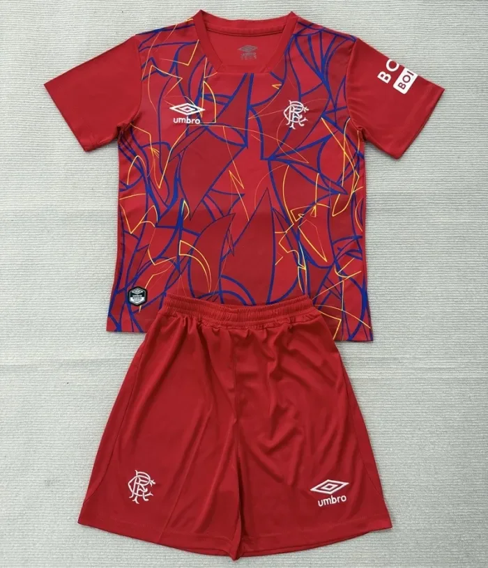 26/27 Rangers Goalkeeper kids kit Red