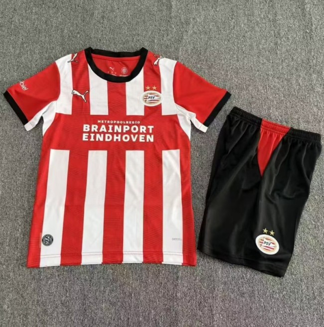 26/27 PSV Eindhoven home kids kit