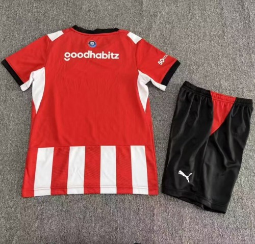 26/27 PSV Eindhoven home kids kit