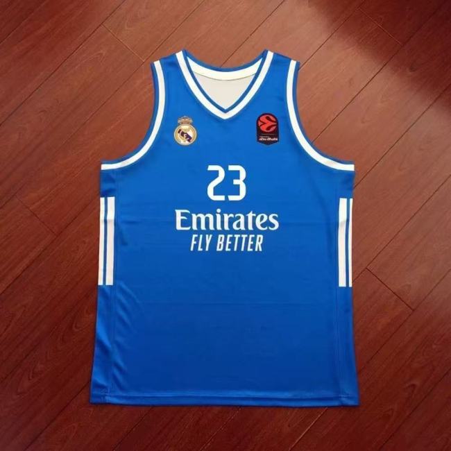 25/26 Real Madrid Basketball Jersey #7 Campazzo #23 LLULL EuroLeague