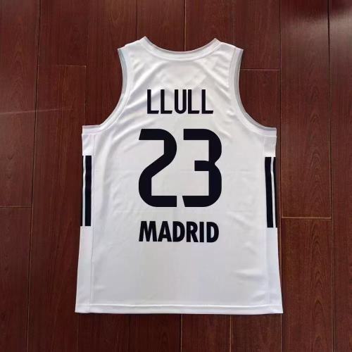 25/26 Real Madrid Basketball Jersey #7 Campazzo #23 LLULL EuroLeague