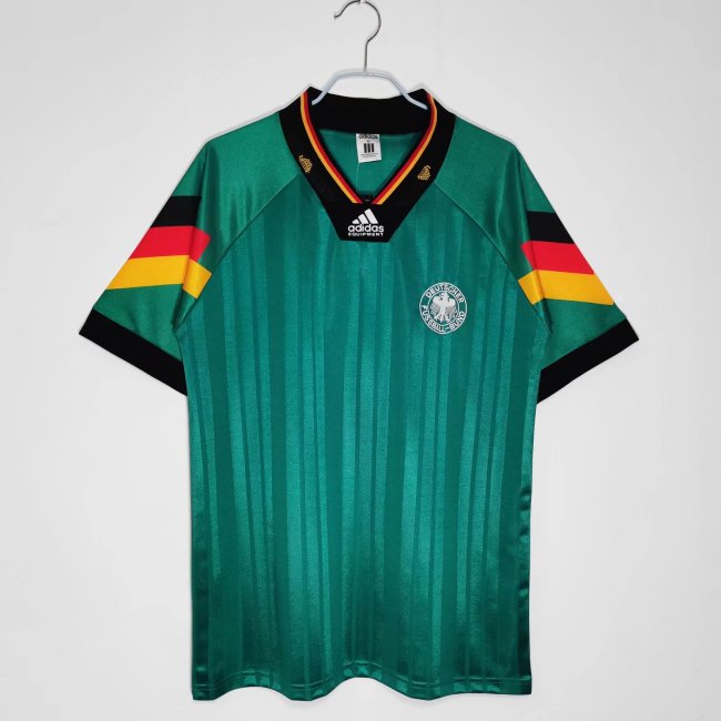 Retro 1992 Germany away football jersey