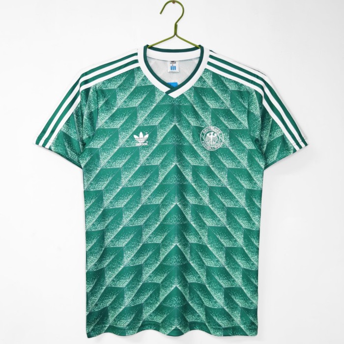 Retro 1990 Germany away football jersey