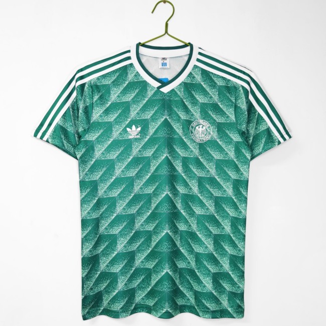 Retro 1990 Germany away football jersey
