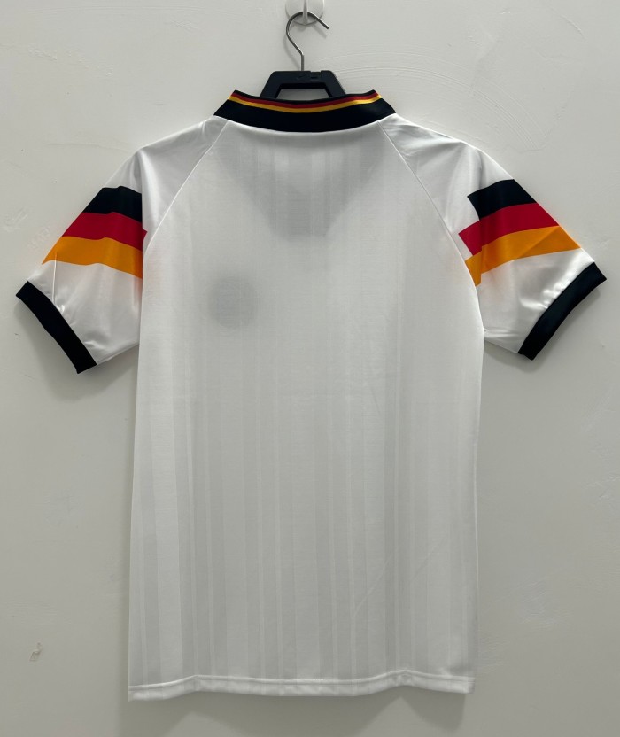 Retro 1992 Germany home football jersey