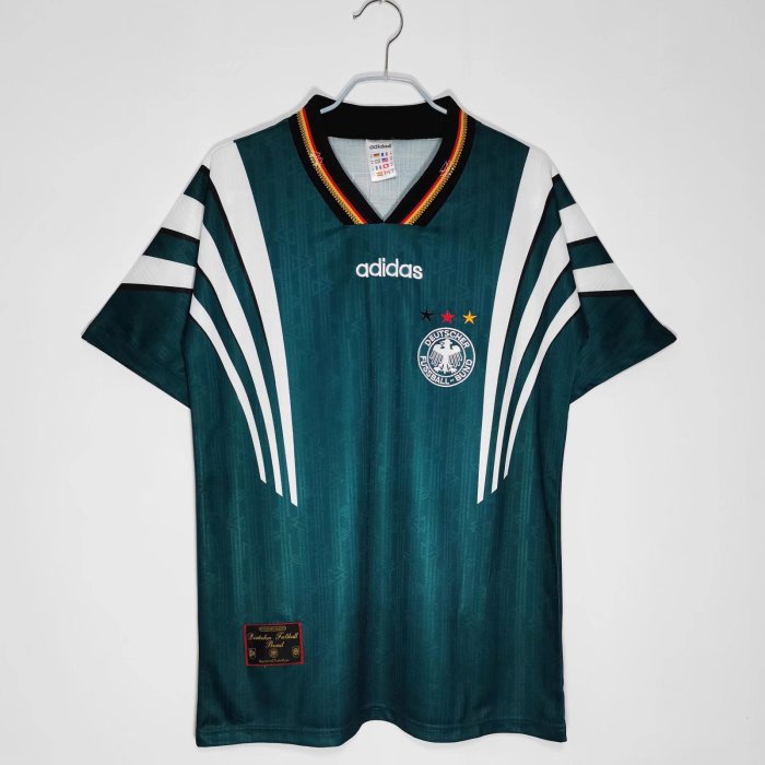 Retro 1996 Germany away football Jersey