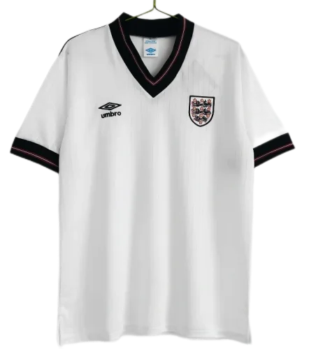 Retro 1986 England home football Jersey