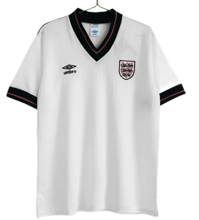 Retro 1986 England home football Jersey