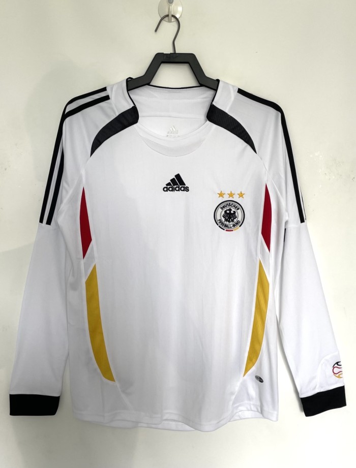 Retro 2006 Germany home football Jersey Long sleeves