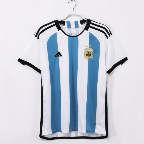 Retro 2022 Argentina Champion home football Jersey