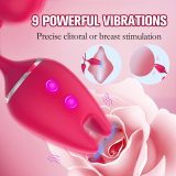 Female Vibrator Vaginal G-spot Clitoris 3 in 1 Stimulation Masturbato