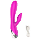 10 Speed G Spot Vibrator USB Rechargeable Powerful Dildo Rabbit Vibrator for Women Clitoris stimulation Massage Adult sex toys